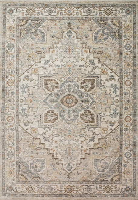 Dynamic Kashmir 18861 189 Cream Beige Multi Rug
