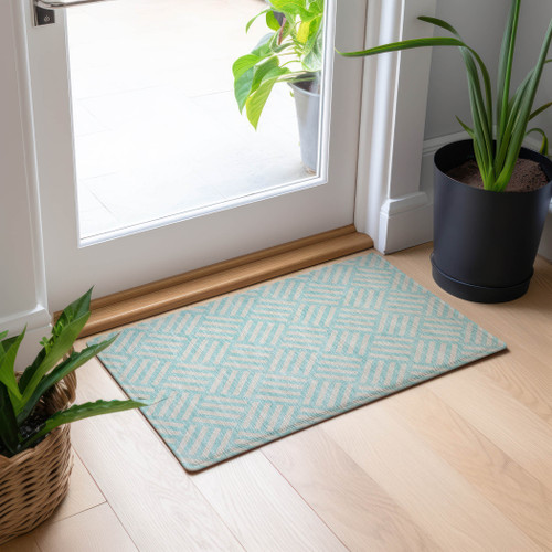 Addison Chantille ACN620 Aqua Rug