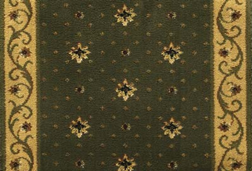 Earnest Ramona 662 Basil Carpet Hallway and Stair Runner - 26" x 12 ft