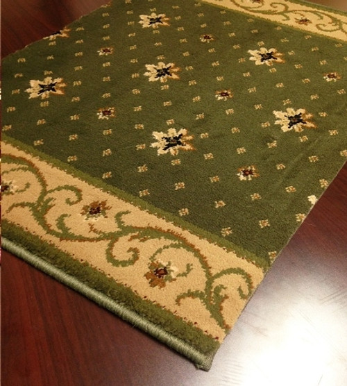 Earnest Ramona 662 Basil Carpet Hallway and Stair Runner - 26" x 12 ft