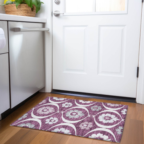 Addison Chantille ACN858 Eggplant Rug