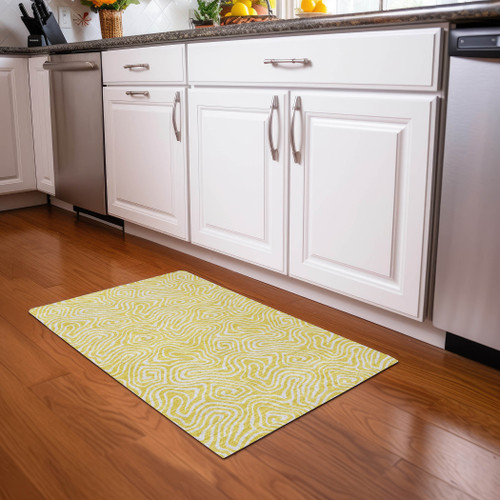 Addison Chantille ACN1030 Yellow Rug