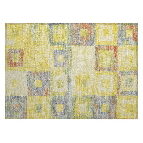 Addison Chantille ACN1142 Yellow Rug
