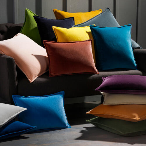 Surya Cotton Velvet CV-001 Accent Pillow