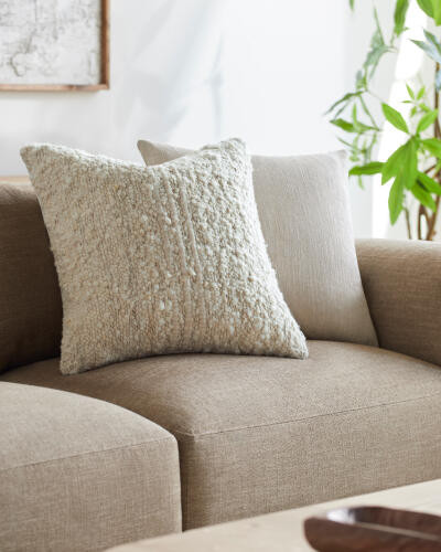 Surya Neutral NEU-001 Accent Pillow