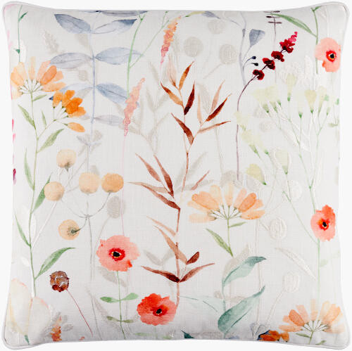 Surya Painterly Florals PFL-003 Accent Pillow