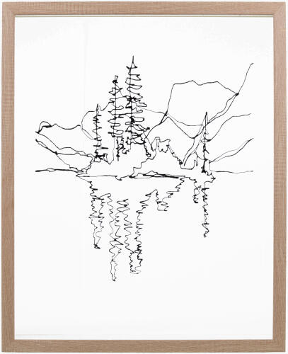 Surya Sachse HSE-002 Framed Art