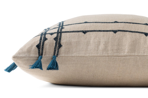 Loloi PLL0201 Natural / Blue Pillow