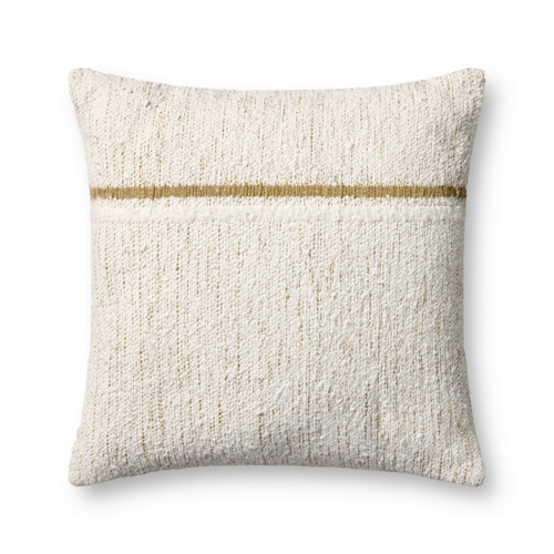 Loloi PLL0192 Ivory / Gold Pillow