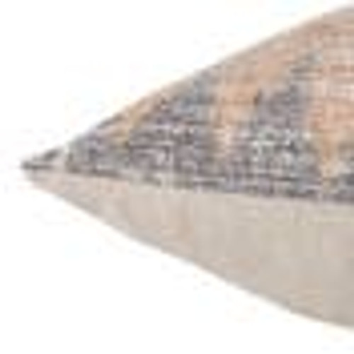 Jaipur Living Isoke NAJ02 Handmade Solid White And Blue Pillow