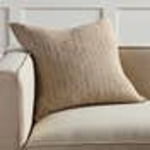 Jaipur Living Murdoch TAN07 Handmade Striped Light Brown And Cream Pillow