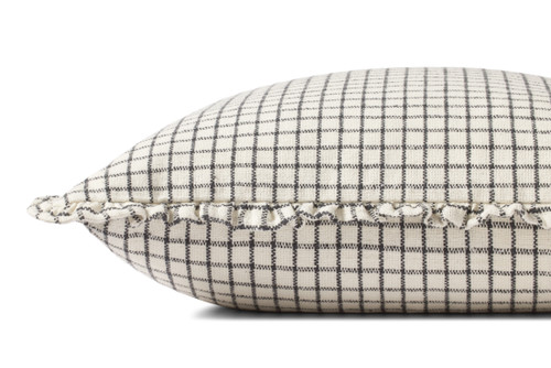 Loloi Dinah PCJ0012 Ivory Black Pillow