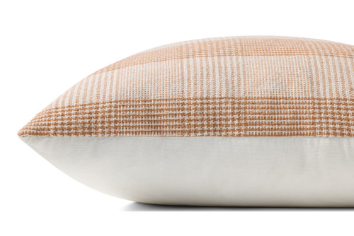 Loloi Auggie PCJ0021 Orange White Pillow