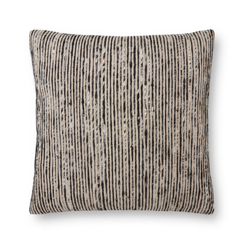 Loloi Pillows P0242 Black Multi Pillow