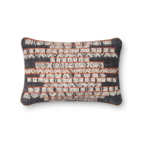 Loloi Pillows P0378 Blue Rust Pillow