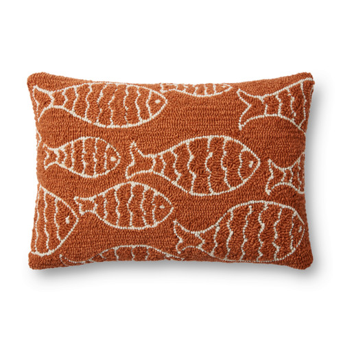 Loloi Pillows P0908 Orange Pillow