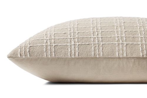 Loloi PJS0017 Beige Ivory Pillow