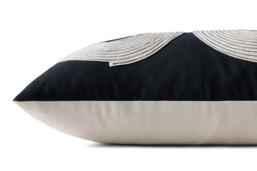 Loloi PLL0035 Black Natural Pillow