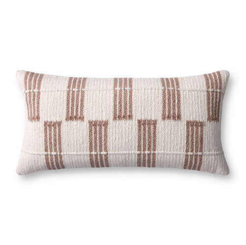 Loloi PLL0136 Brown Ivory Pillow