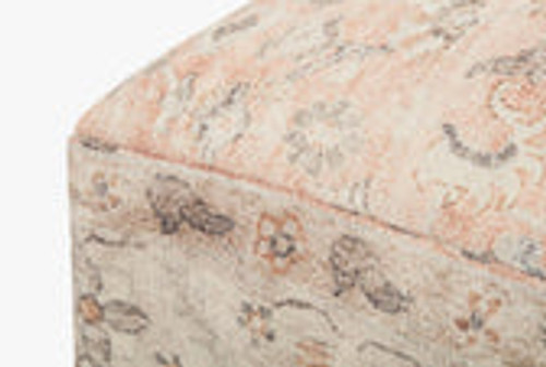 Loloi Poufs LPF0020 Blush Multi Pouf