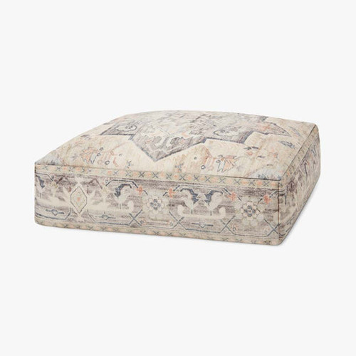 Loloi Poufs LPF0021 Beige Multi Pouf