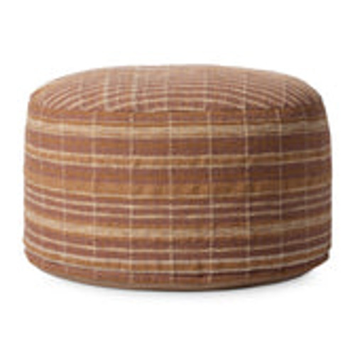 Loloi Wallace Clay CJPF001 Clay Pouf