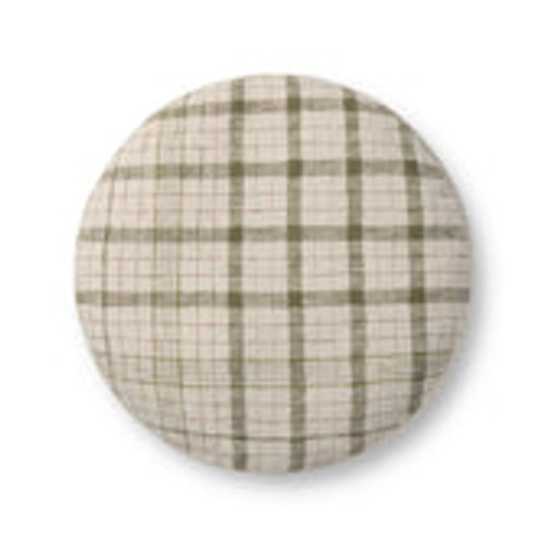 Loloi Wallace Cream CJPF002 Cream Pouf