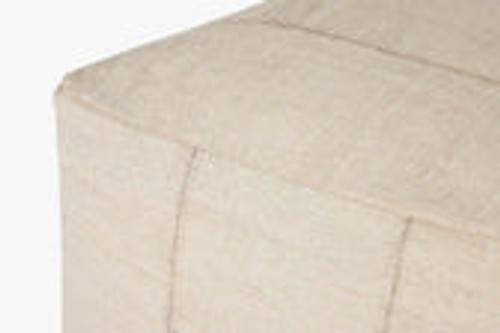 Loloi LPF0043 Ivory Pouf