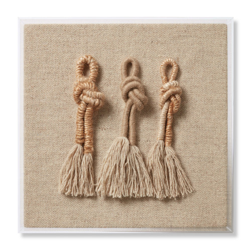 Loloi Twisted TWIST Beige Brown Wall Art