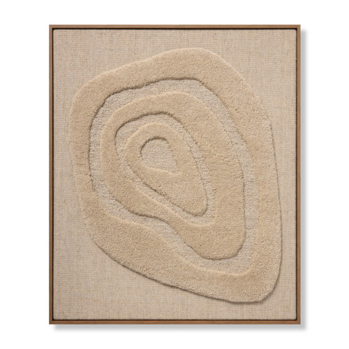 Loloi Oyster Of My Eye OYSTE Beige Beige Wall Art
