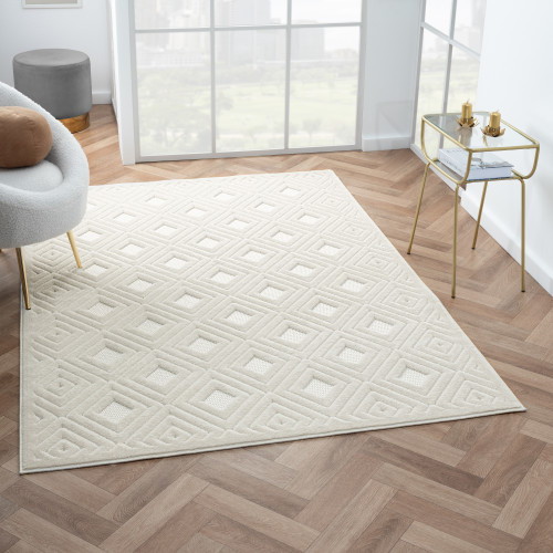 LR Home Atlas 82412 Ivory Rug