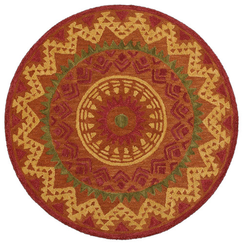 LR Home Dazzle 54059 Rust Rug