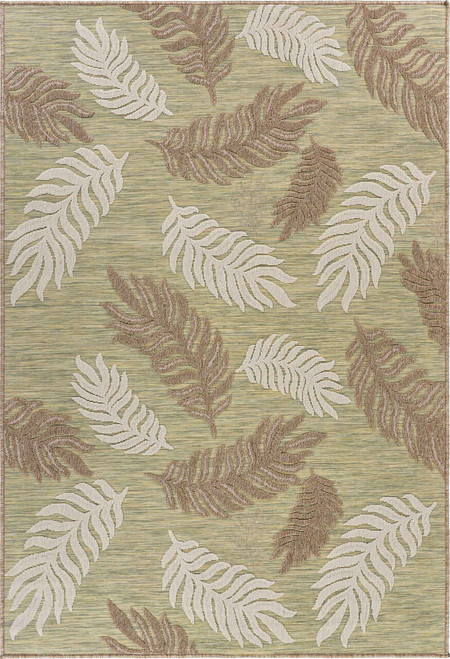 LR Home Retreat 81606 Tan Green Rug