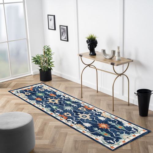 LR Home Rugs Ariel 22145 Blue Multi Rug