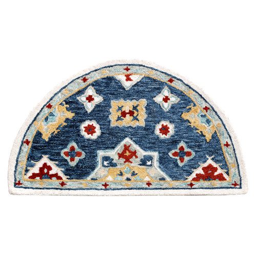 LR Home Rugs Ariel 22146 Blue Multi Rug