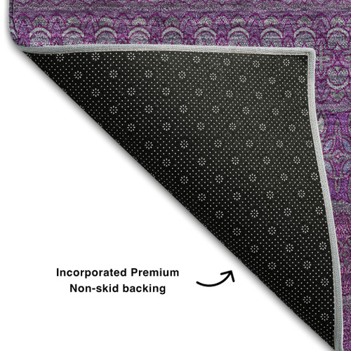 Addison Mayfield AMF527 Eggplant Rug