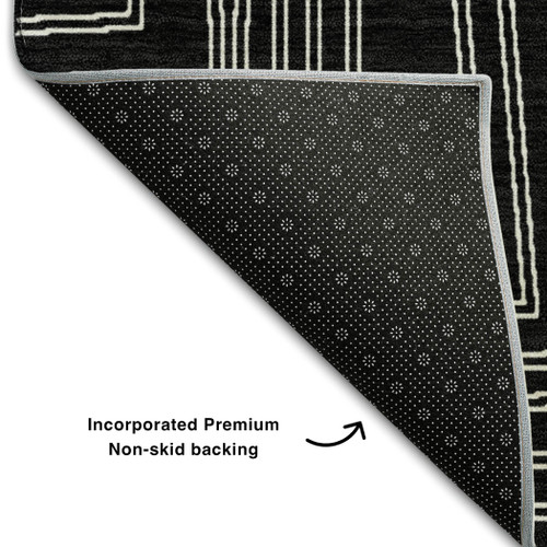 Addison Mayfield AMF1045 Black Rug
