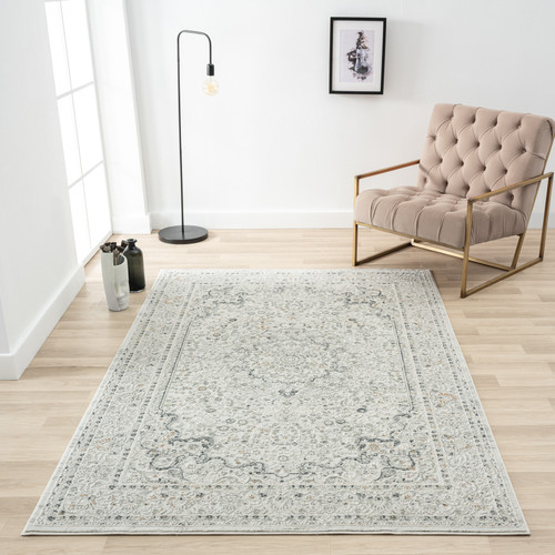 LR Home Isabella 81778 Ivory Gray Taupe Rug