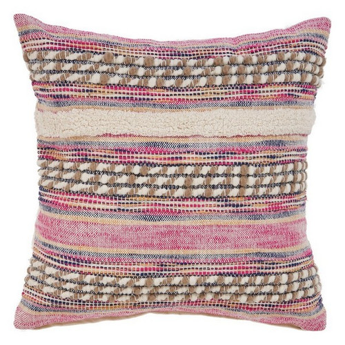 LR Home Chindi 07335 Pink Natural Pillow