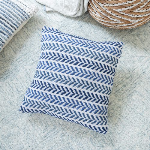 LR Home Altair 07412 Indigo White Pillow