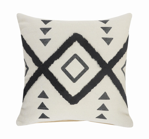 LR Home Avant-garde 07539 Natural Black Pillow