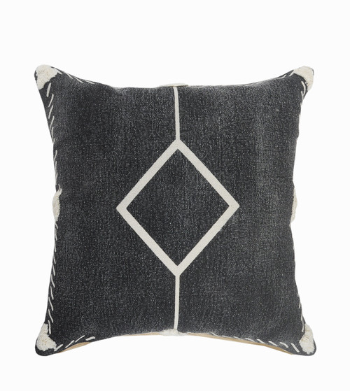 LR Home Avant-garde 07546 Natural Black Pillow