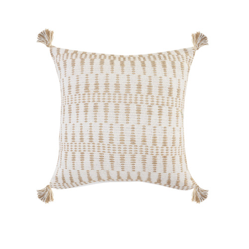 LR Home Reed 07564 Beige White Pillow