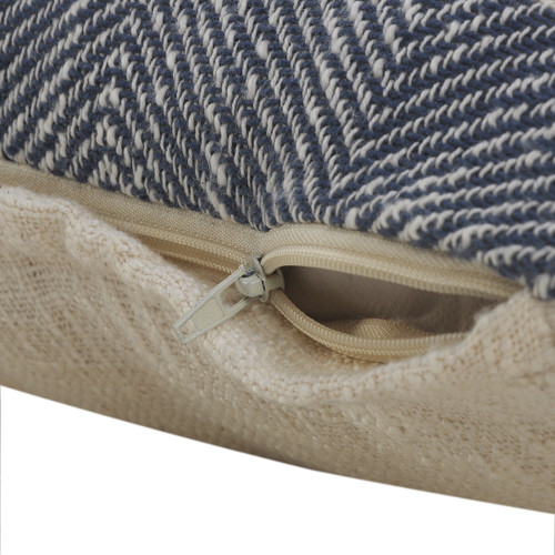 LR Home Seashore 07584 Blue White Pillow