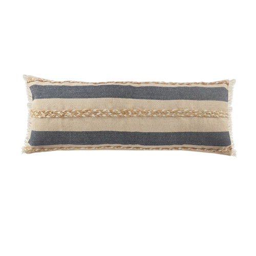 LR Home Cape Cod 07639 Blue Beige Pillow