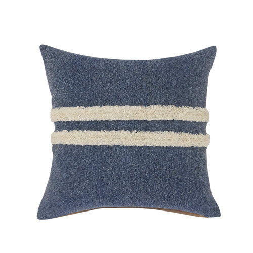LR Home Seashore 07677 Blue Ivory Pillow