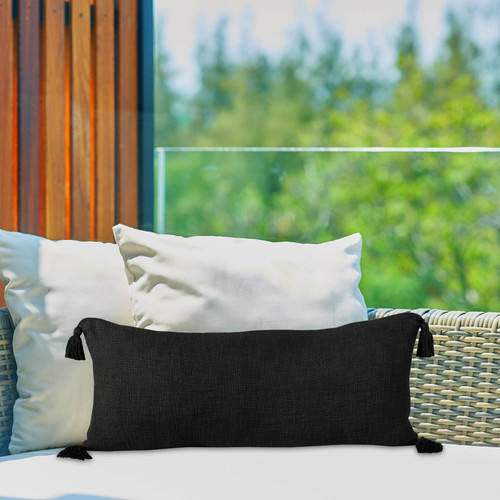 LR Home Insignia 07857 Jet Black Pillow