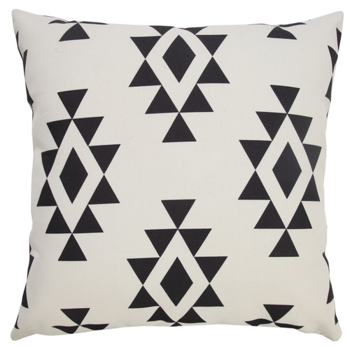 LR Home Vivian 07876 Black Off-White Pillow