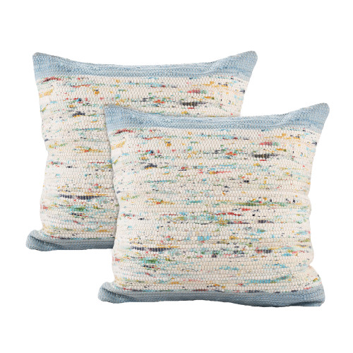 LR Home Revive 07963 Ensign Blue Multi Pillow