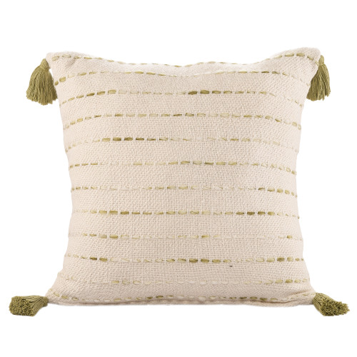 LR Home Dash 07966 Olive Green Pillow